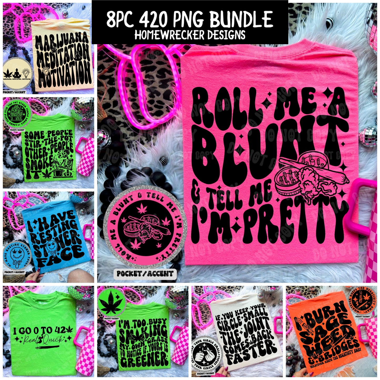 8PC 420 WAVY PNG BUNDLE