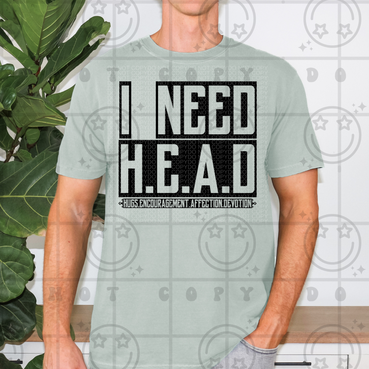 I Need H.E.A.D |MEN PNG
