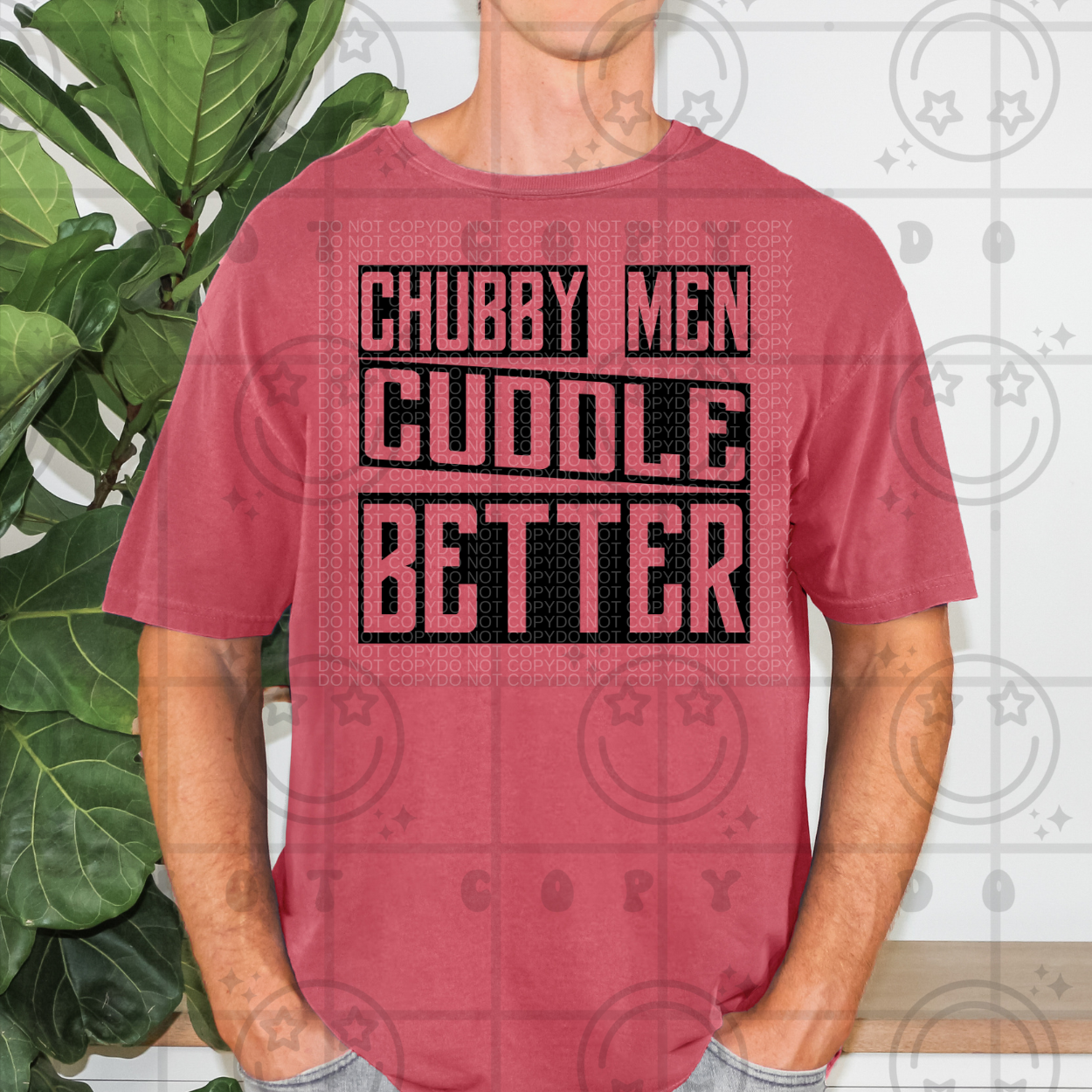 Chubby Men Cuddle Better |MEN PNG