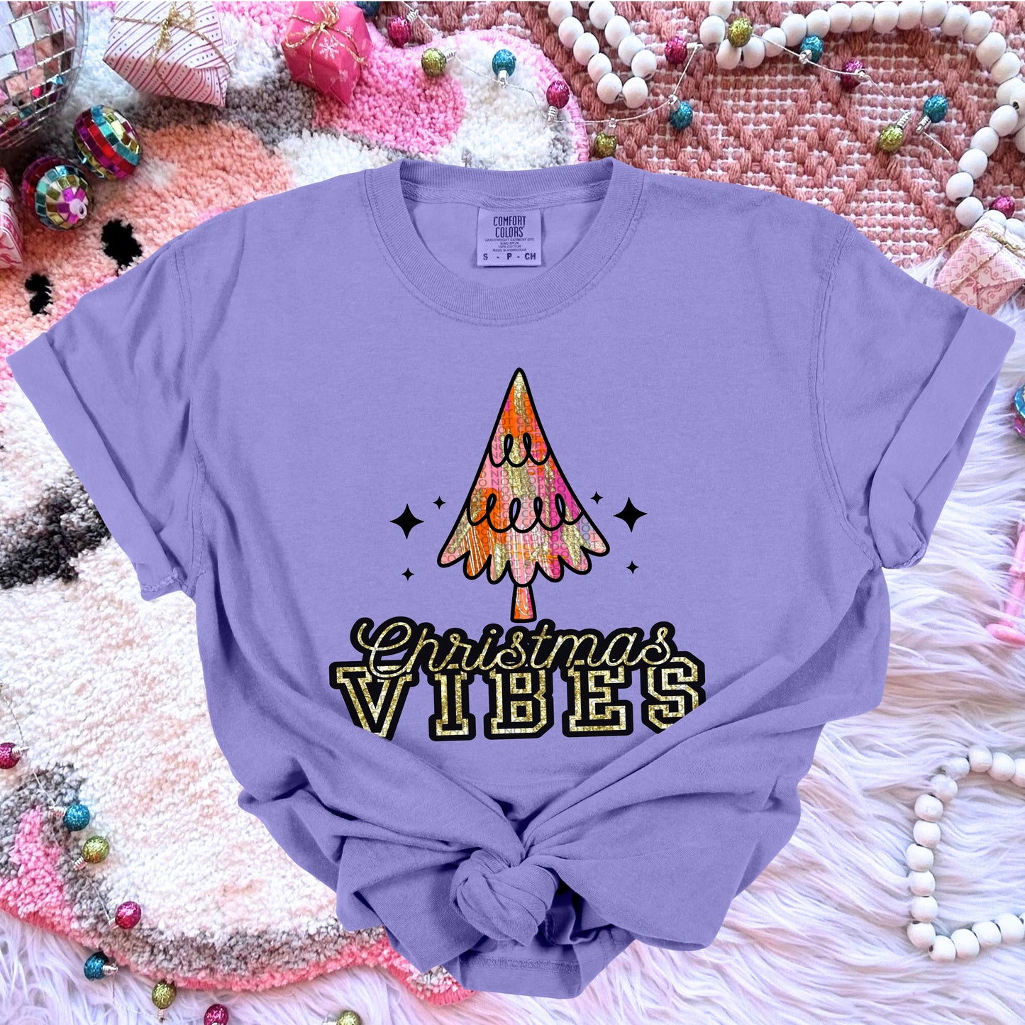 Christmas Vibes Tree | Christmas PNG