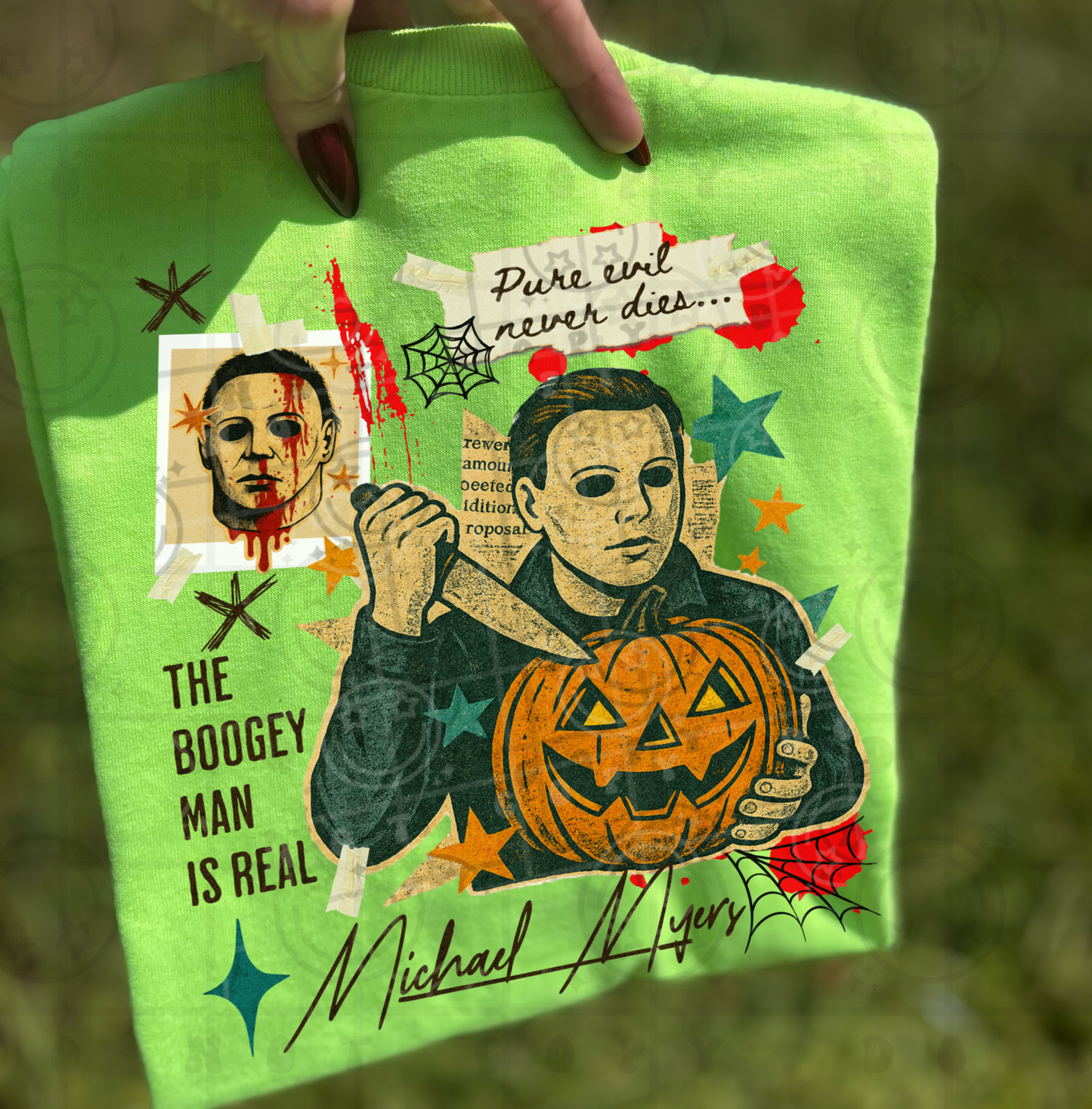 Vintage Horror Collage PNG