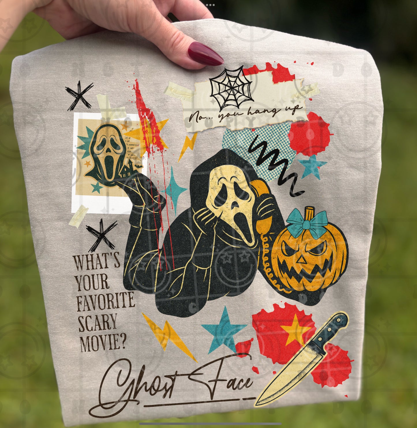 Vintage Horror Collage PNG
