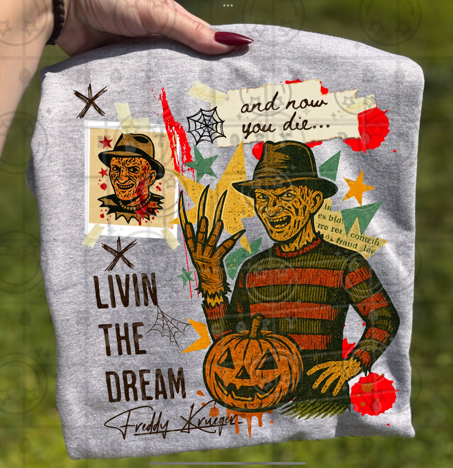 Vintage Horror Collage PNG
