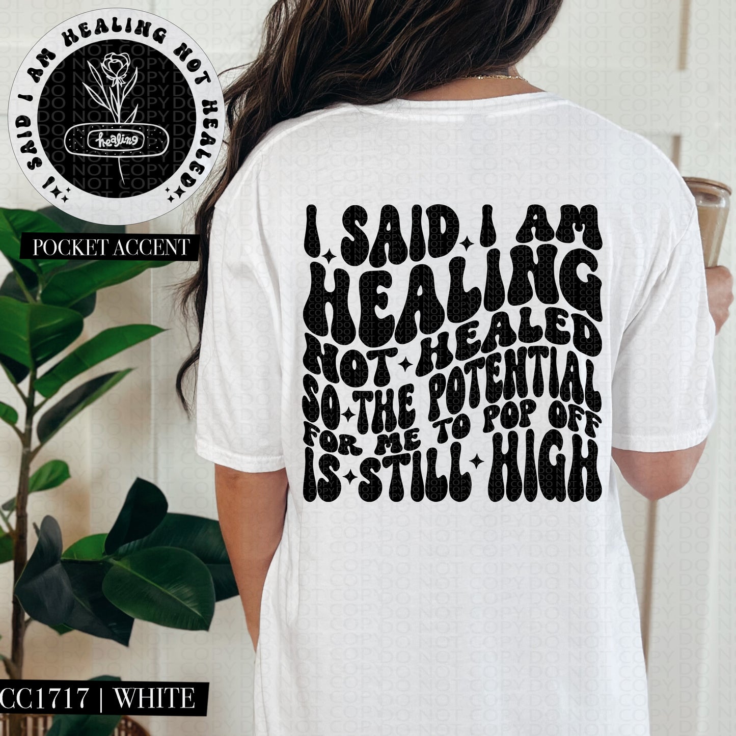 I Said I Am Healing Not Healed So The Potential For Me To Pop Off Is Still High | Wavy Snarky PNG
