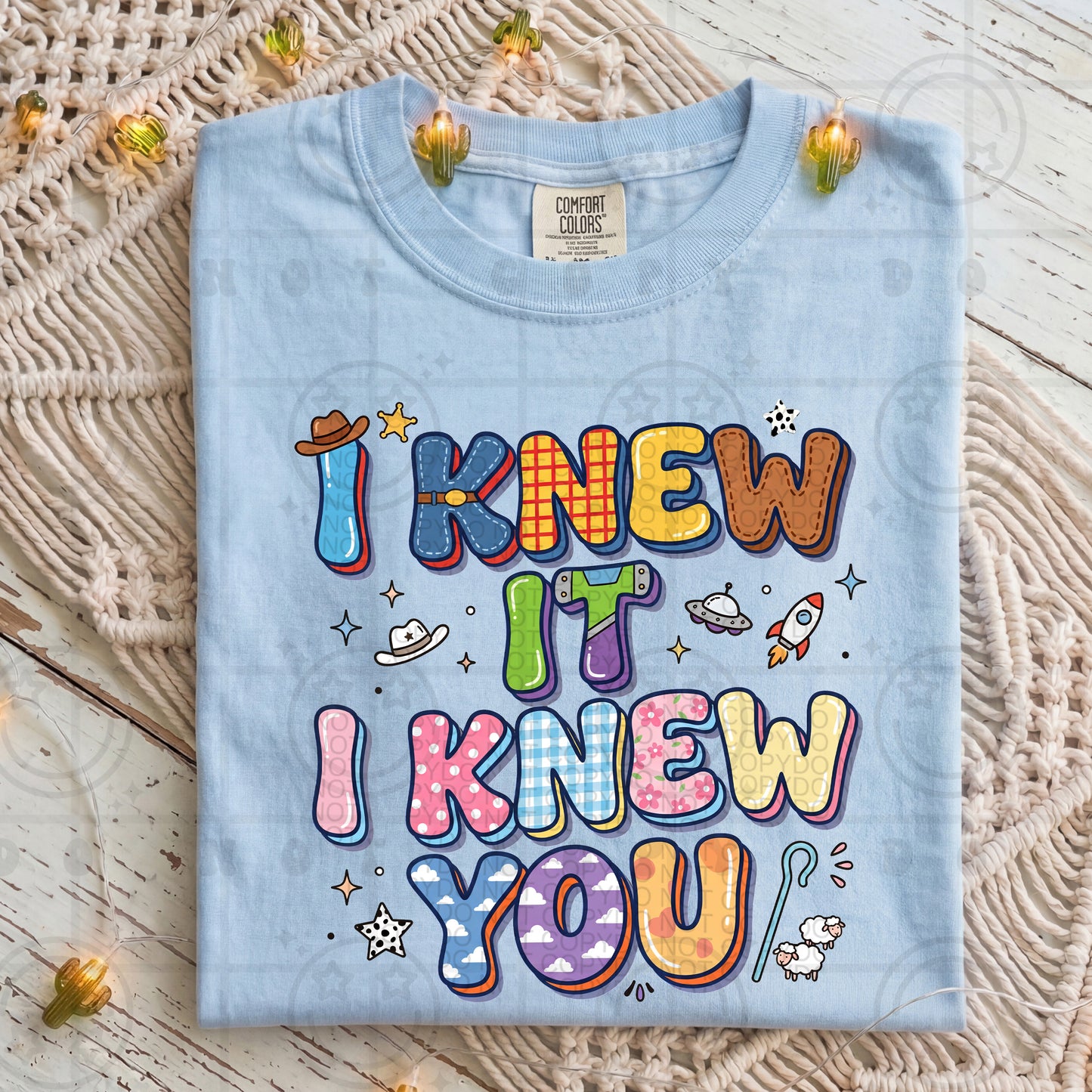 I knew it I knew you png digitial download