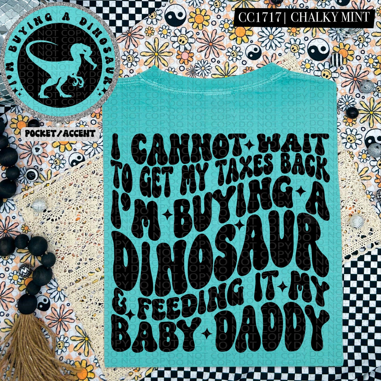 I'm buying a dinosaur and feeding it my baby daddy | Wavy Snarky PNG