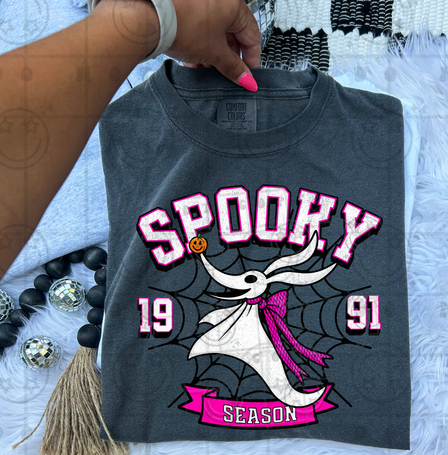 Spooky Season Distressed PNG
