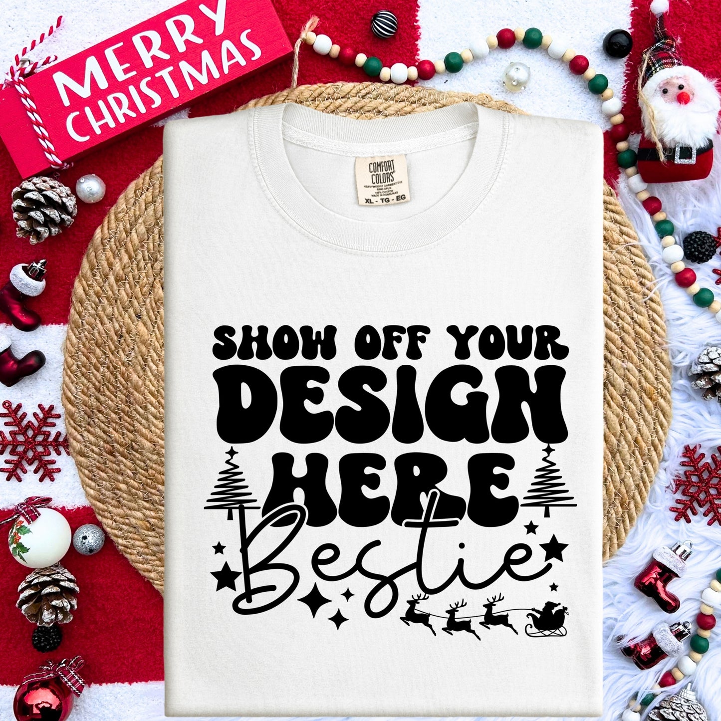 CC1717 CHRISTMAS - WHlITE