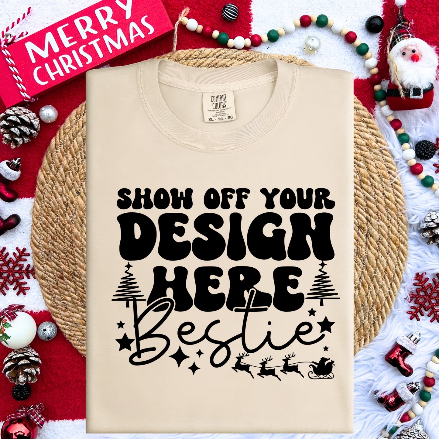 CC1717 CHRISTMAS - IVORY