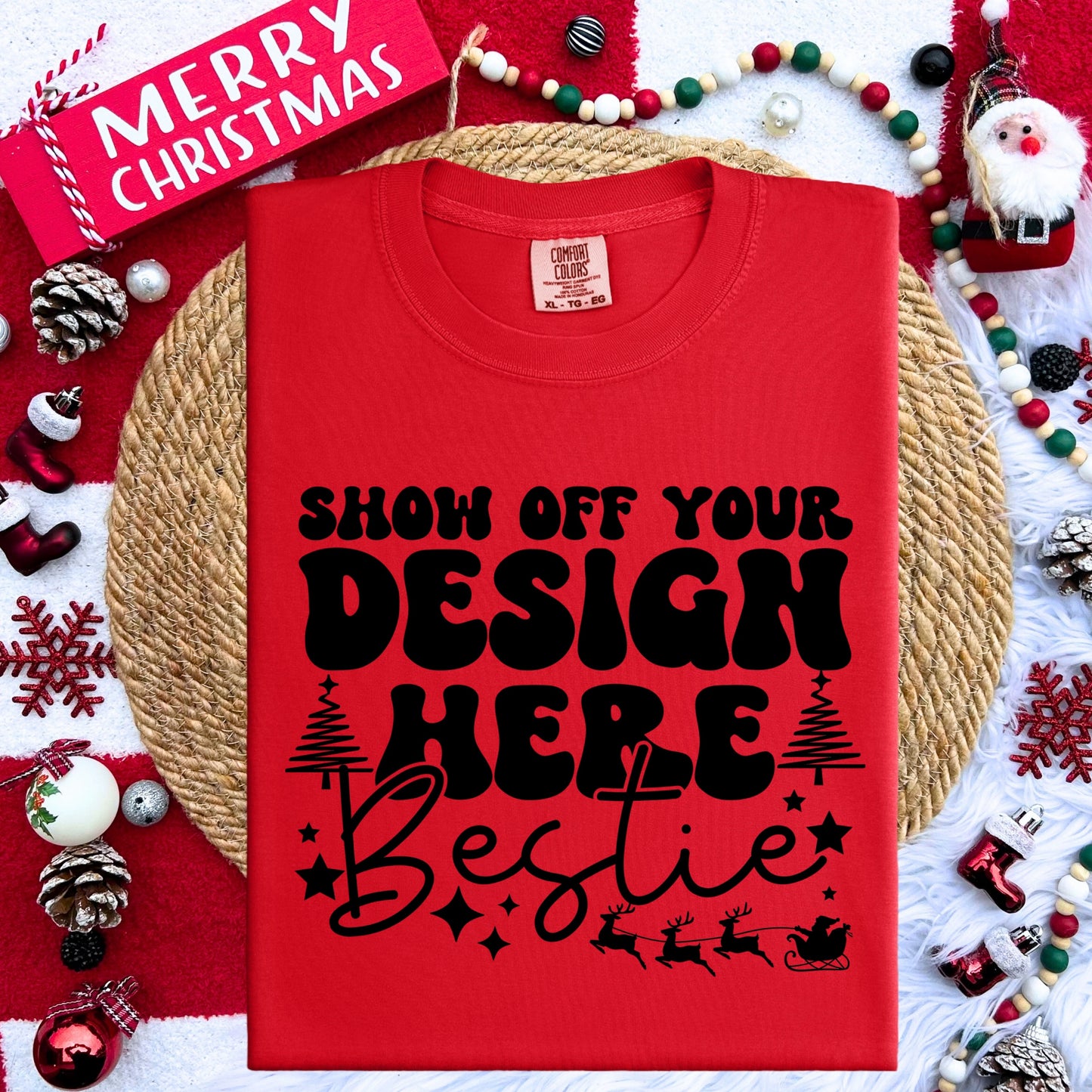 CC1717 CHRISTMAS - RED