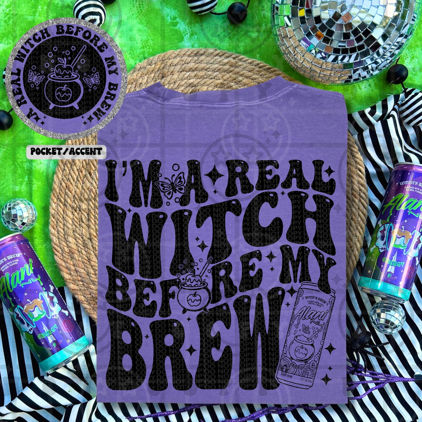 I’m a real witch before my brew PNG Digital Download