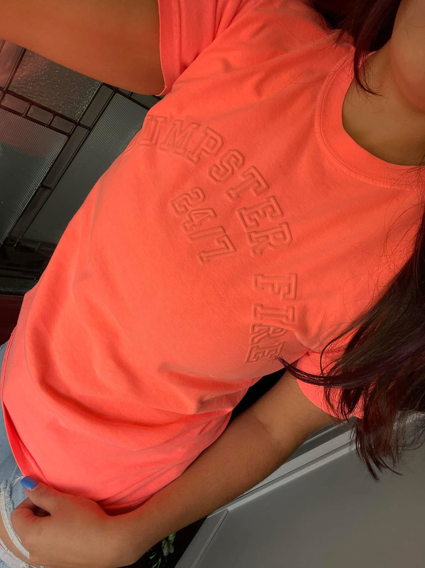 Dumpster Fire 24/7 *PUFF* Screen Print Transfer | RTS