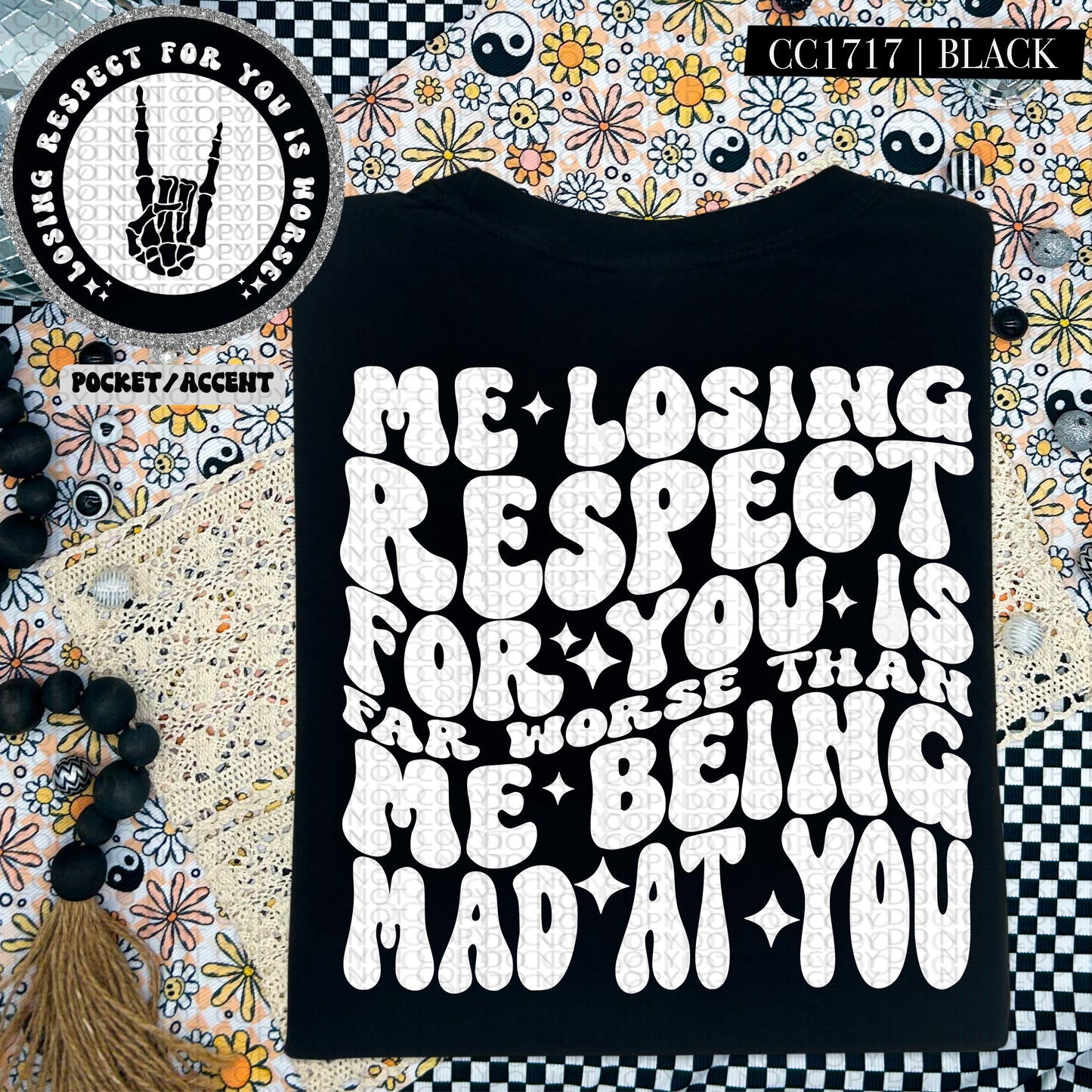 Me Losing Respect For You Is Far More Than Me Being Mad At You | Wavy Snarky PNG