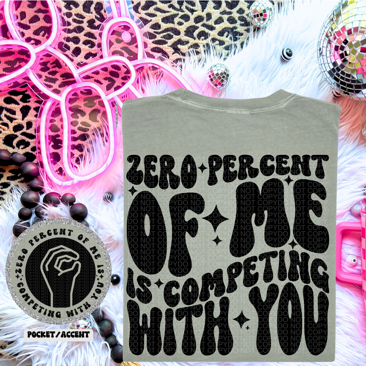 Zero Percent of Me Is Competing With Me PNG