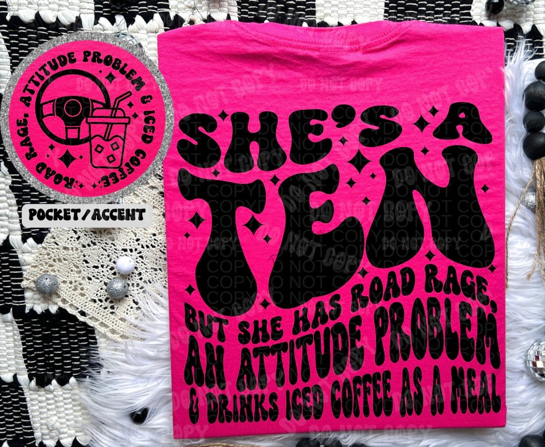 She’s a Ten but she has road rage, an attitude problem, and drinks iced coffee as a meal PNG Download