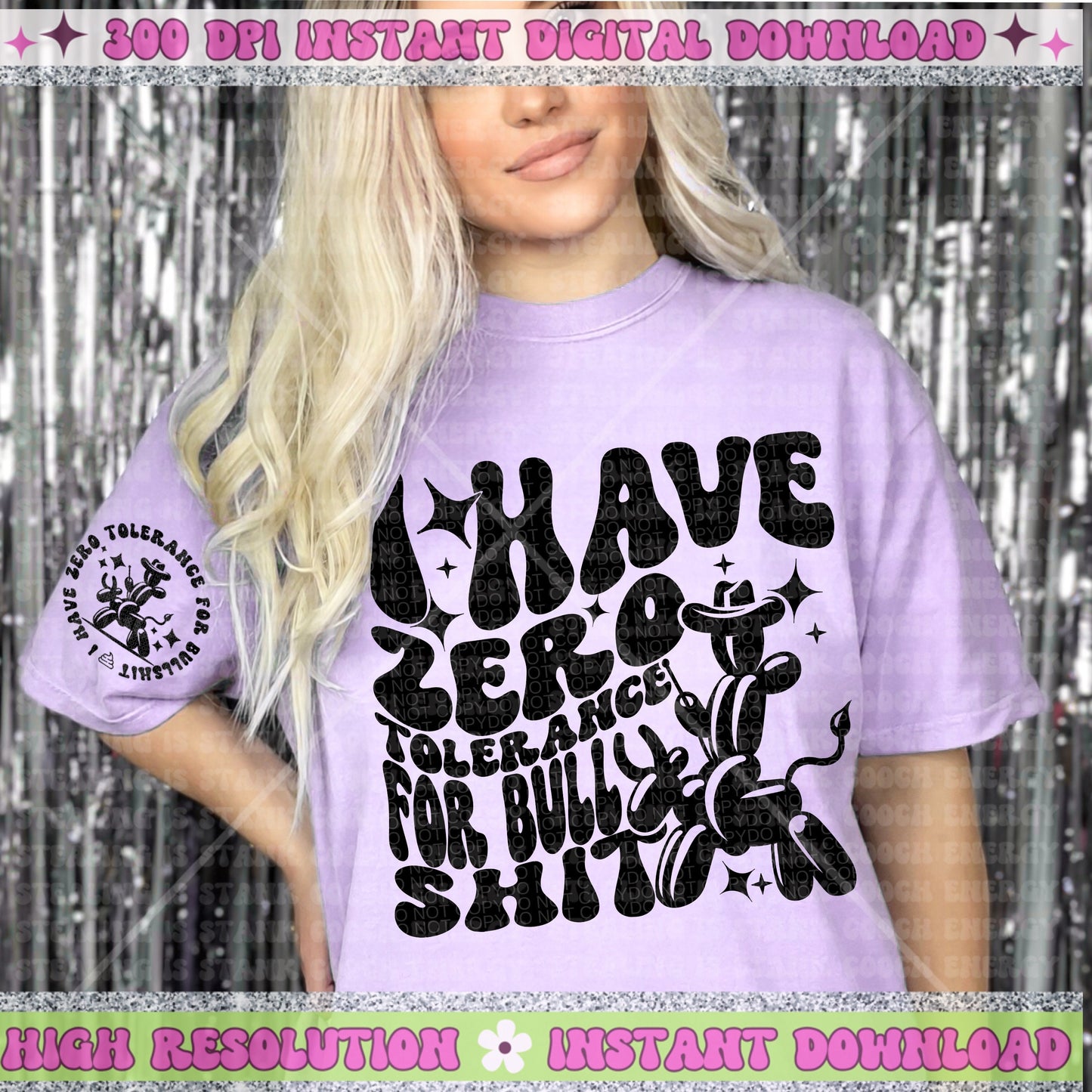 I have zero tolerance for bullshit balloon animal PNG Download