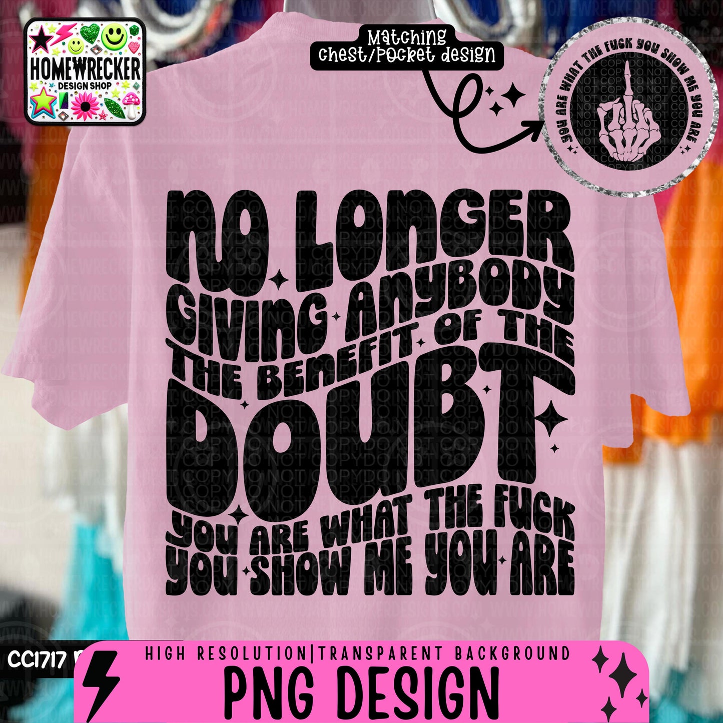 No longer giving anybody the benefit of the doubt, Single Color Wavy Design Front Pocket Snarky PNG, self love, boundaries, Png designs