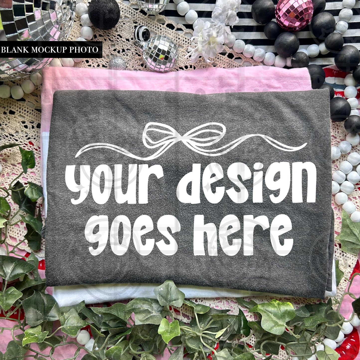 Comfort colors Tshirt Mock up photo, cc1717 pepper