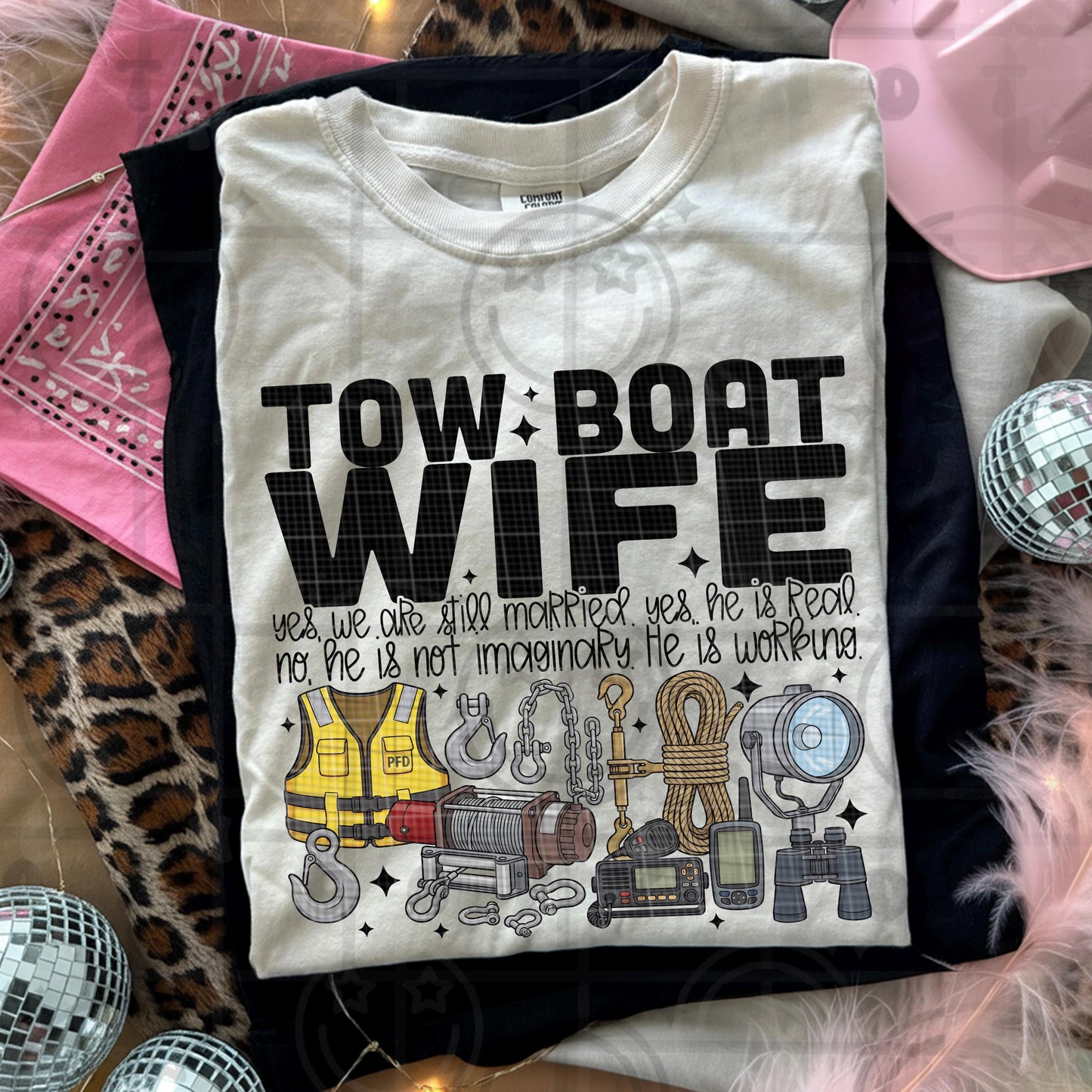 tow boat wife png download