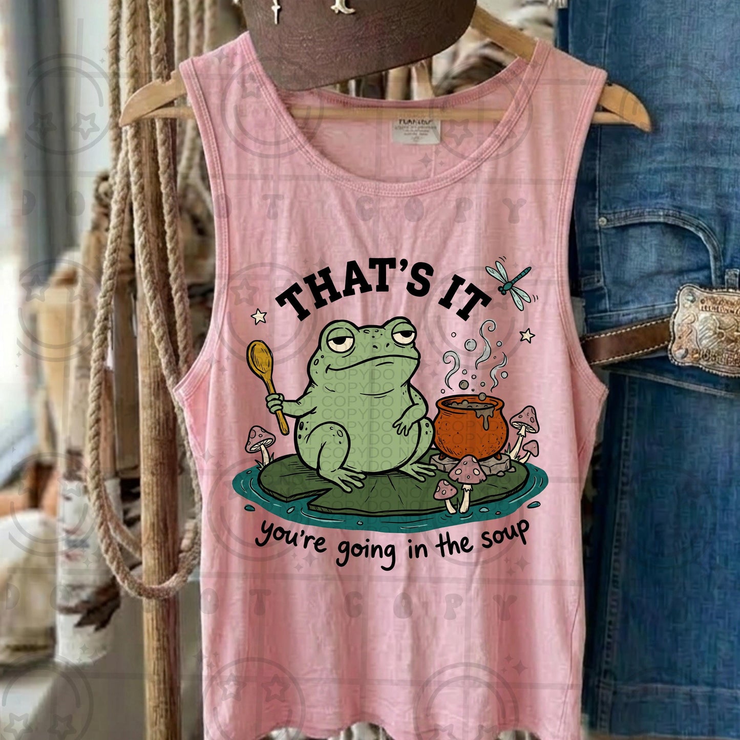 That's it youre going in the soup frog PNG digital download