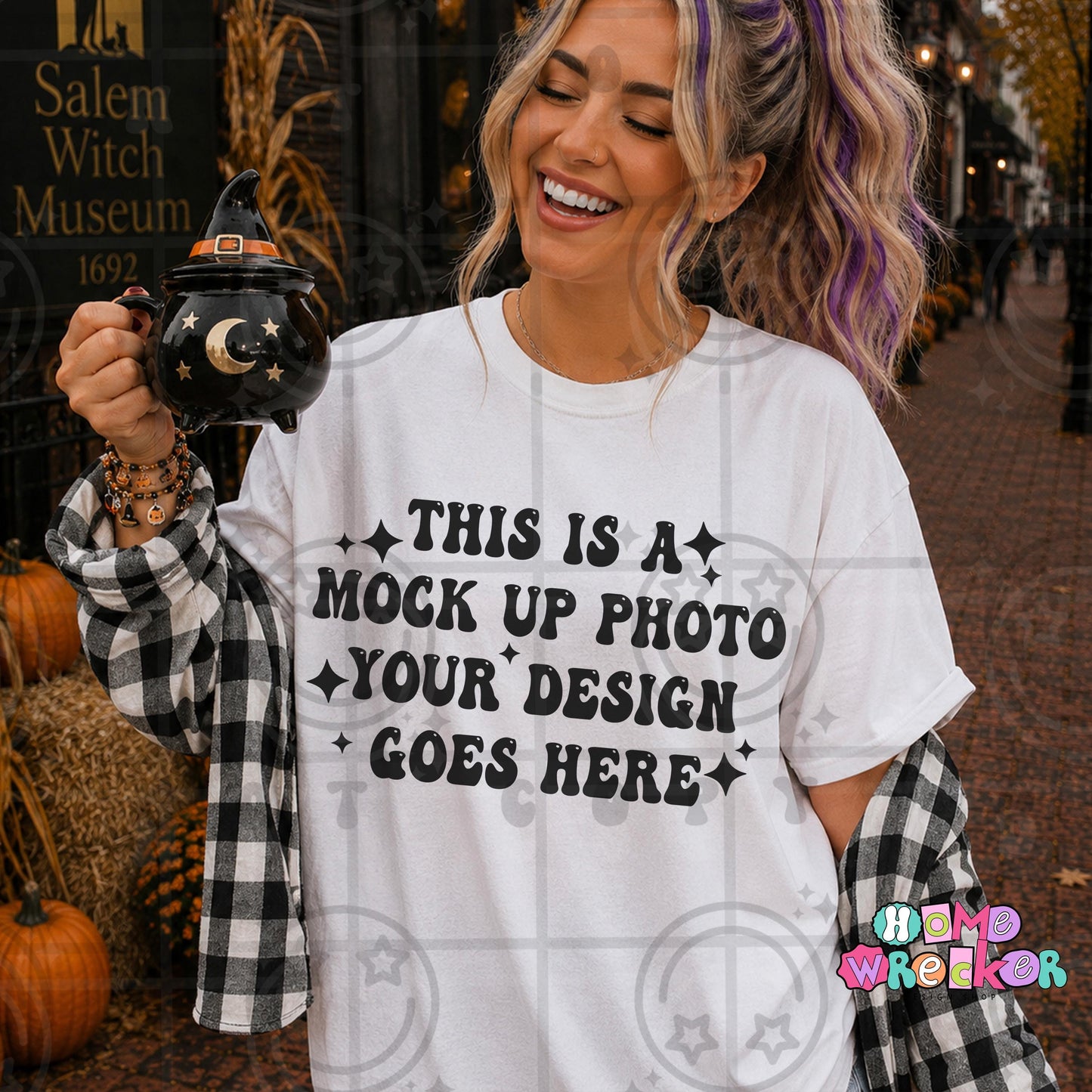 CC1717 white tshirt mock up, blank shirt photo, halloween, salem, witchy, digital download
