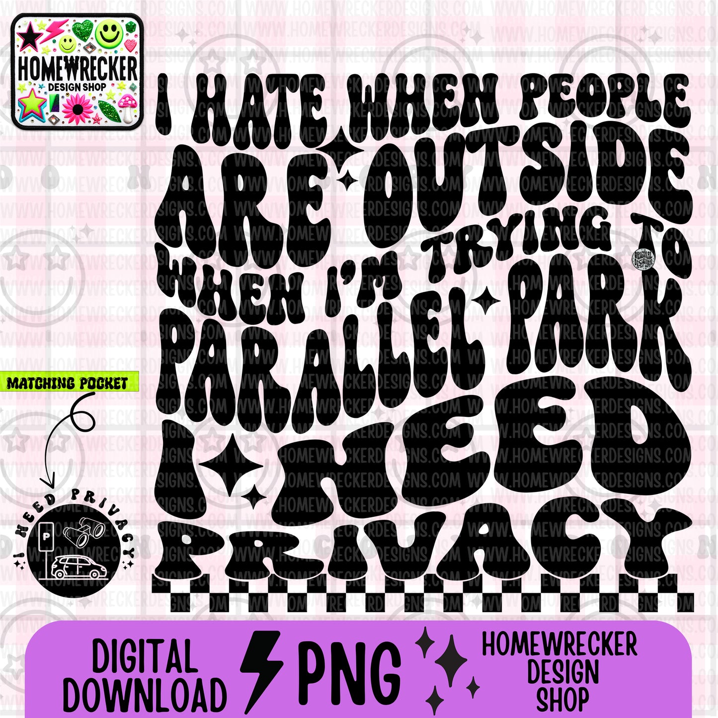 I hate when people are outside | Wavy Snarky PNG