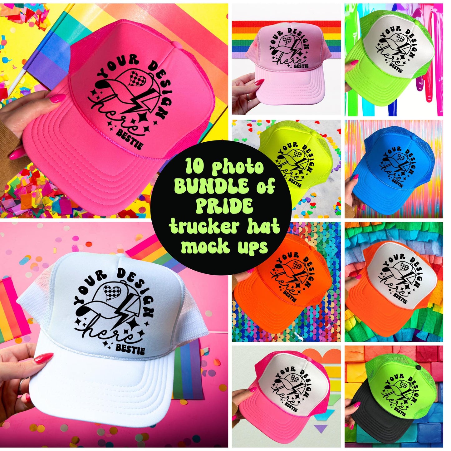Pride Otto Trucker Hat Bundle | 10 photos