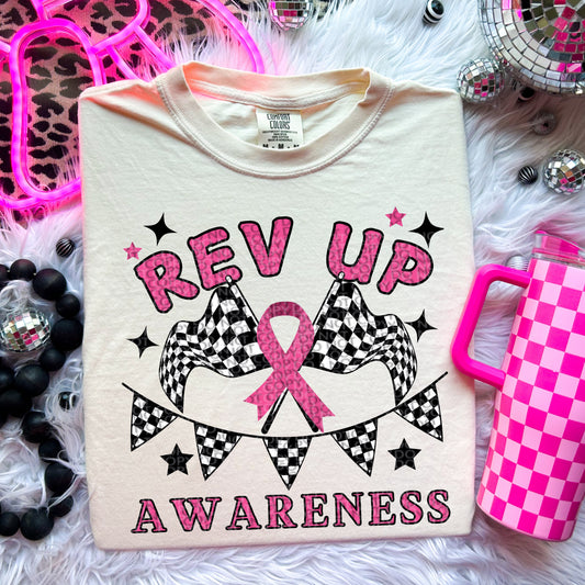 Rev up awareness PINK Breast cancer Awareness PNG