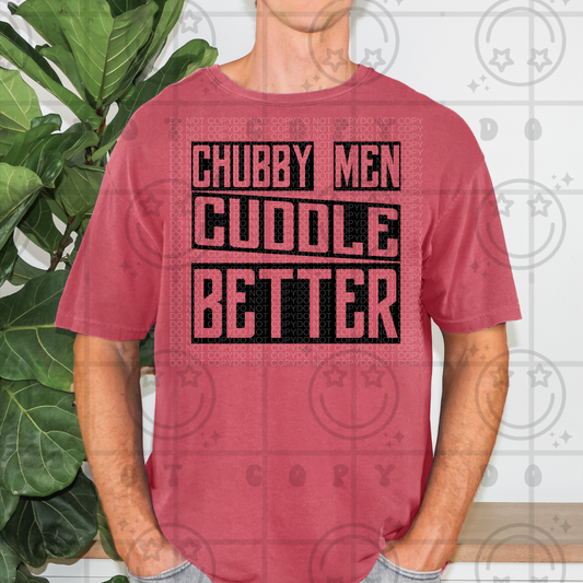 Chubby Men Cuddle Better |MEN PNG