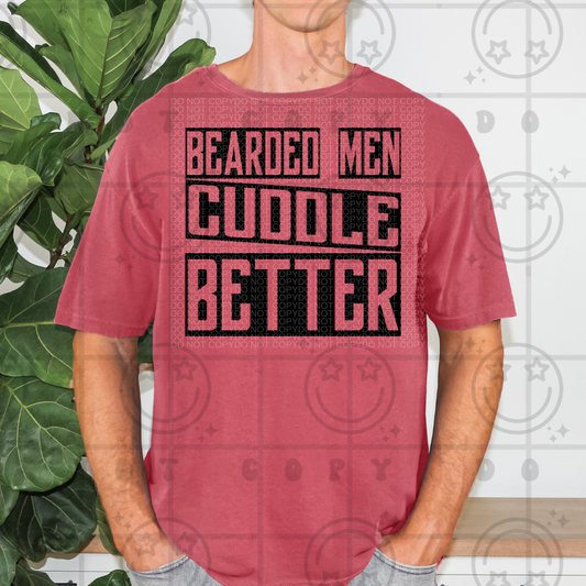 Bearded Men Cuddle Better |MEN PNG