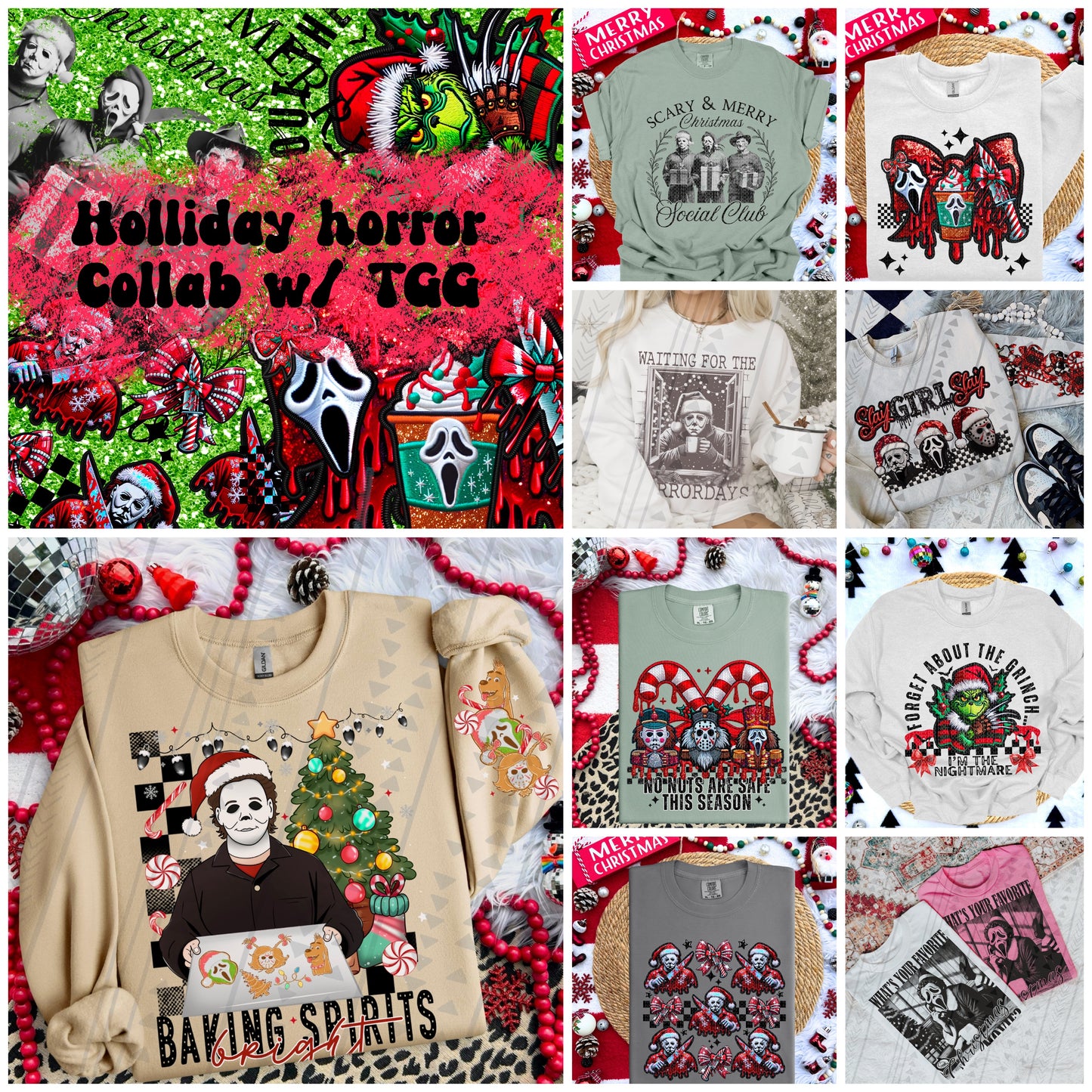 Holiday Horror COLLAB bundle with Three Girls Grace