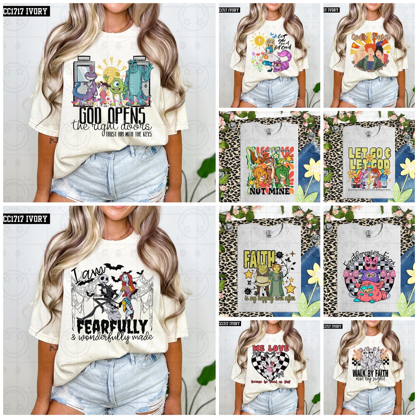 Cartoon Faith Bundle | 10 PNG Files