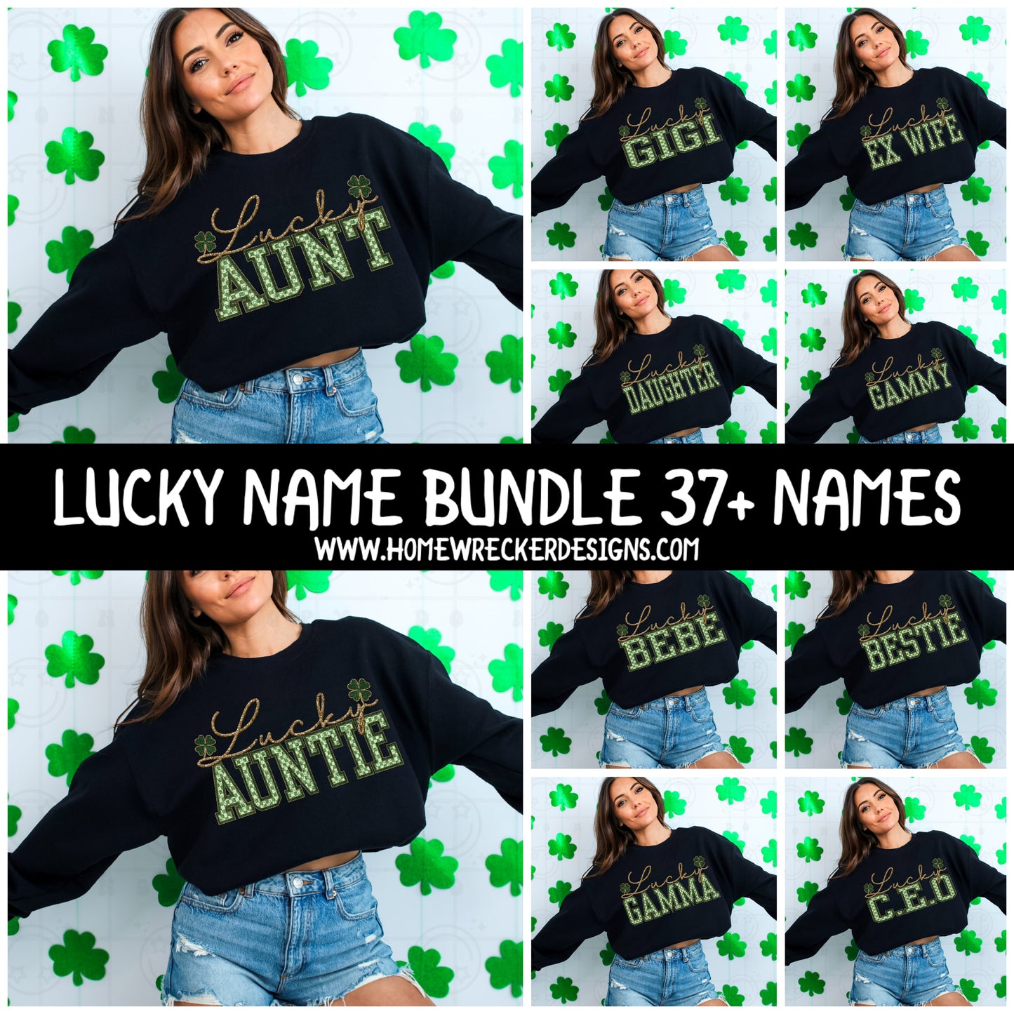 Lucky Names PNG | Singles, Bundles, Requests