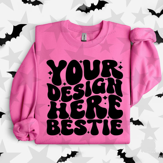 G18000 Azalea Crewneck Sweatshirt Mockup | Halloween