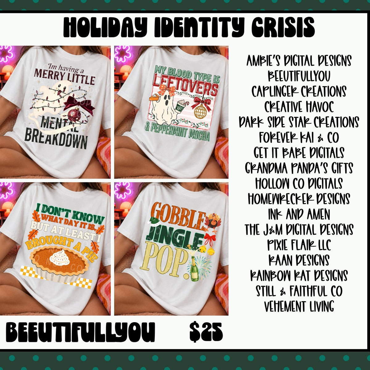 Holiday Identity Crisis Collab: 17 designers