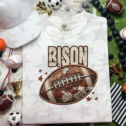 Bison Neutral Football Team Spirit PNG