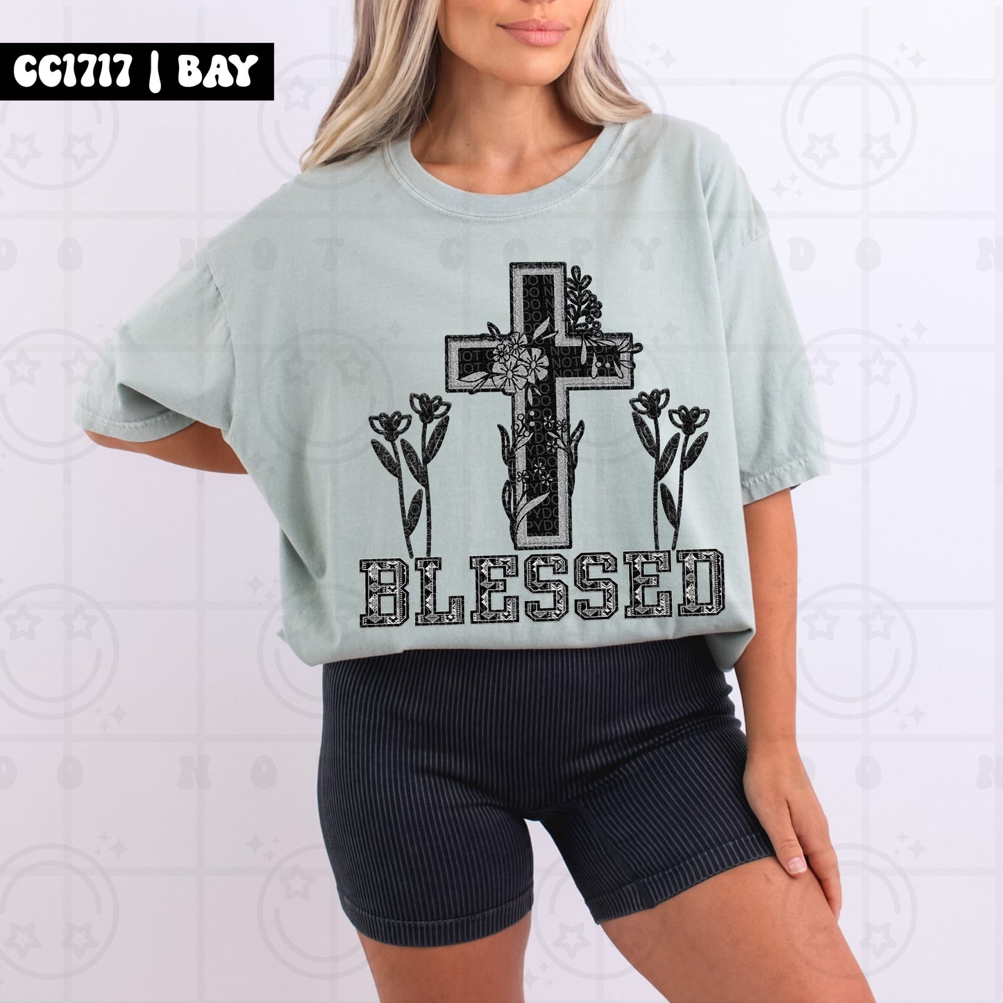 Blessed Aztec Cross,  faux embroidery digital, tshirt design, digital download PNG