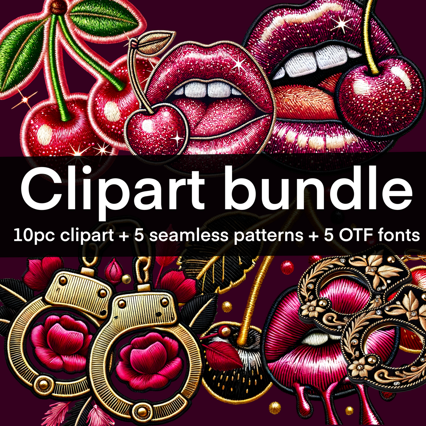 Seductive Cherrys Clipart Bundle