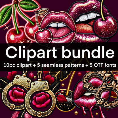 Seductive Cherrys Clipart Bundle
