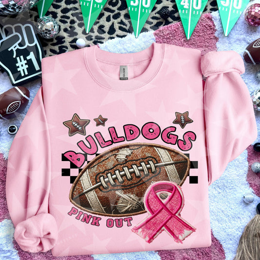 Bulldogs Pink Out BC Awareness Team Spirit PNG