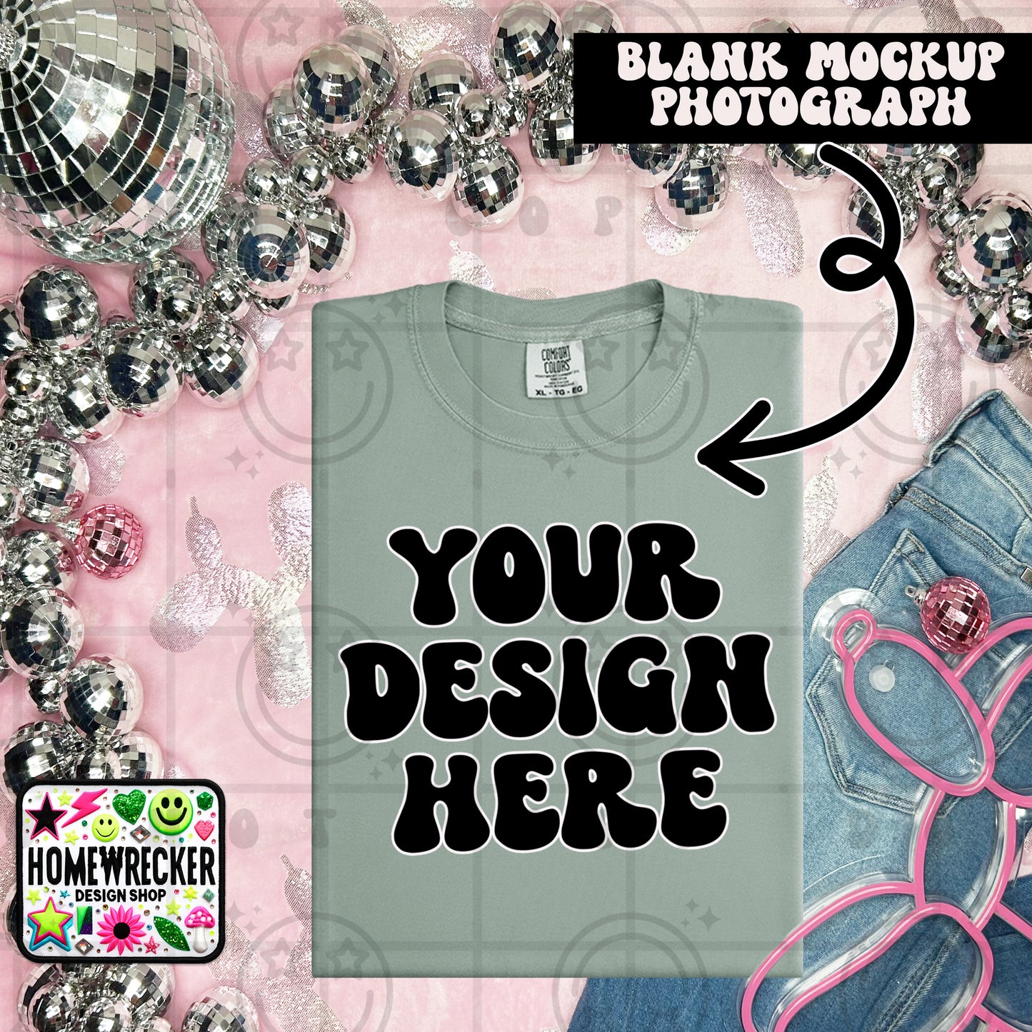 1717 CC | FOLDED EVERYDAY BALLOON DOGGIE MOCK UPS | SINGLES