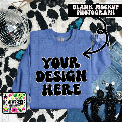 G18000 GILDAN | FOLDED EVERYDAY LEOPARD MOCK UPS | SINGLES