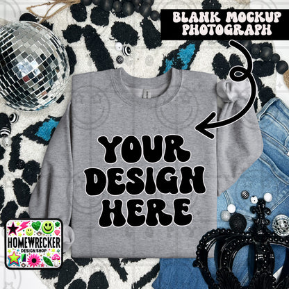 G18000 GILDAN | FOLDED EVERYDAY LEOPARD MOCK UPS | SINGLES