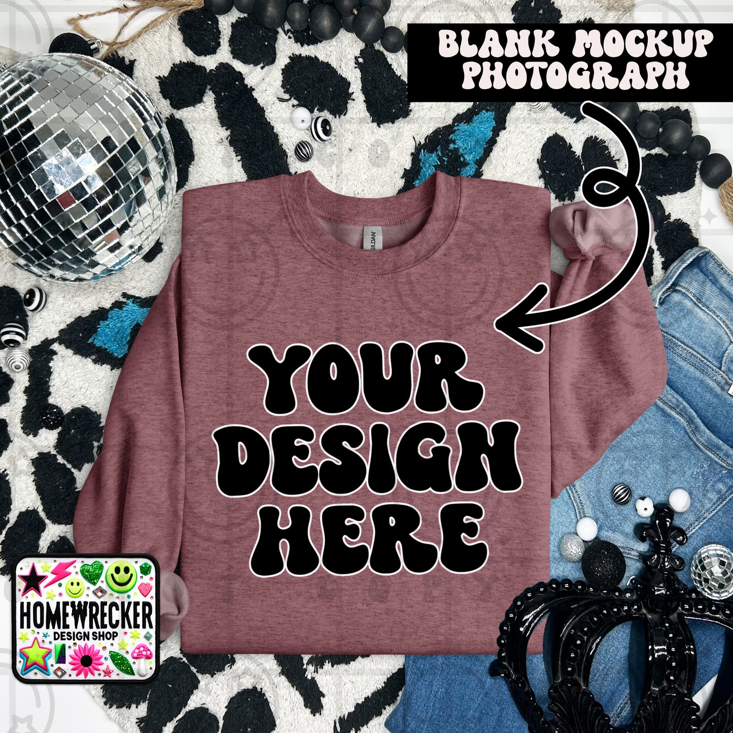 G18000 GILDAN | FOLDED EVERYDAY LEOPARD MOCK UPS | SINGLES