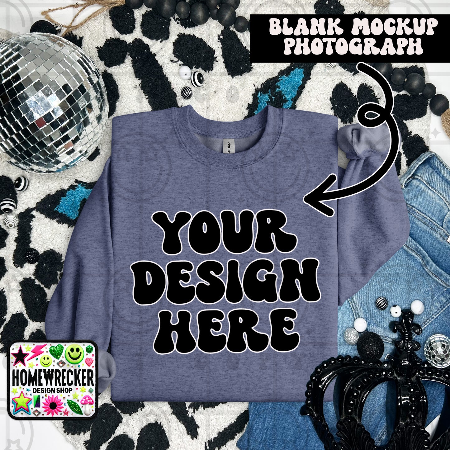 G18000 GILDAN | FOLDED EVERYDAY LEOPARD MOCK UPS | SINGLES