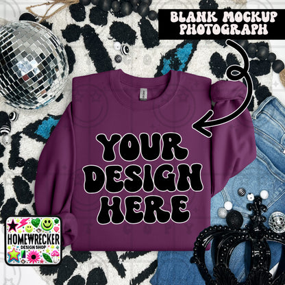 G18000 GILDAN | FOLDED EVERYDAY LEOPARD MOCK UPS | SINGLES