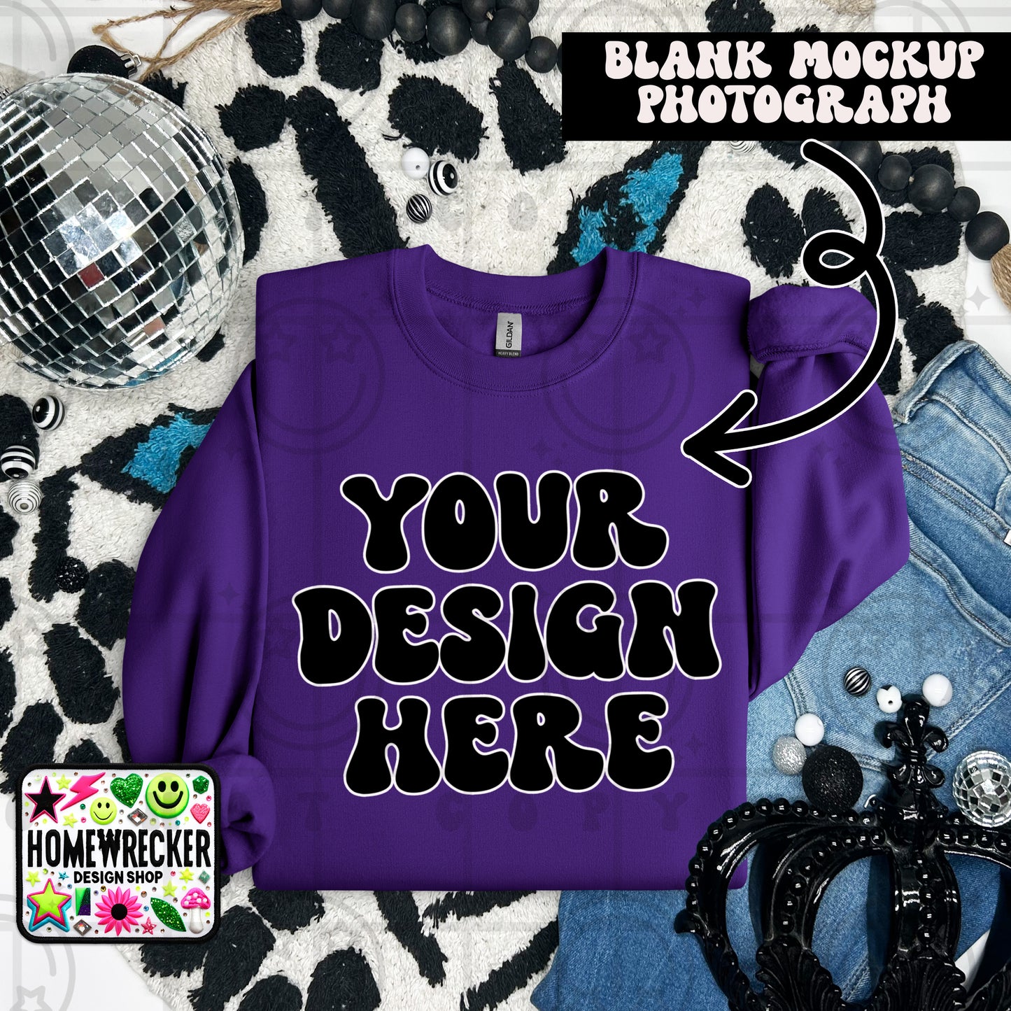 G18000 GILDAN | FOLDED EVERYDAY LEOPARD MOCK UPS | SINGLES