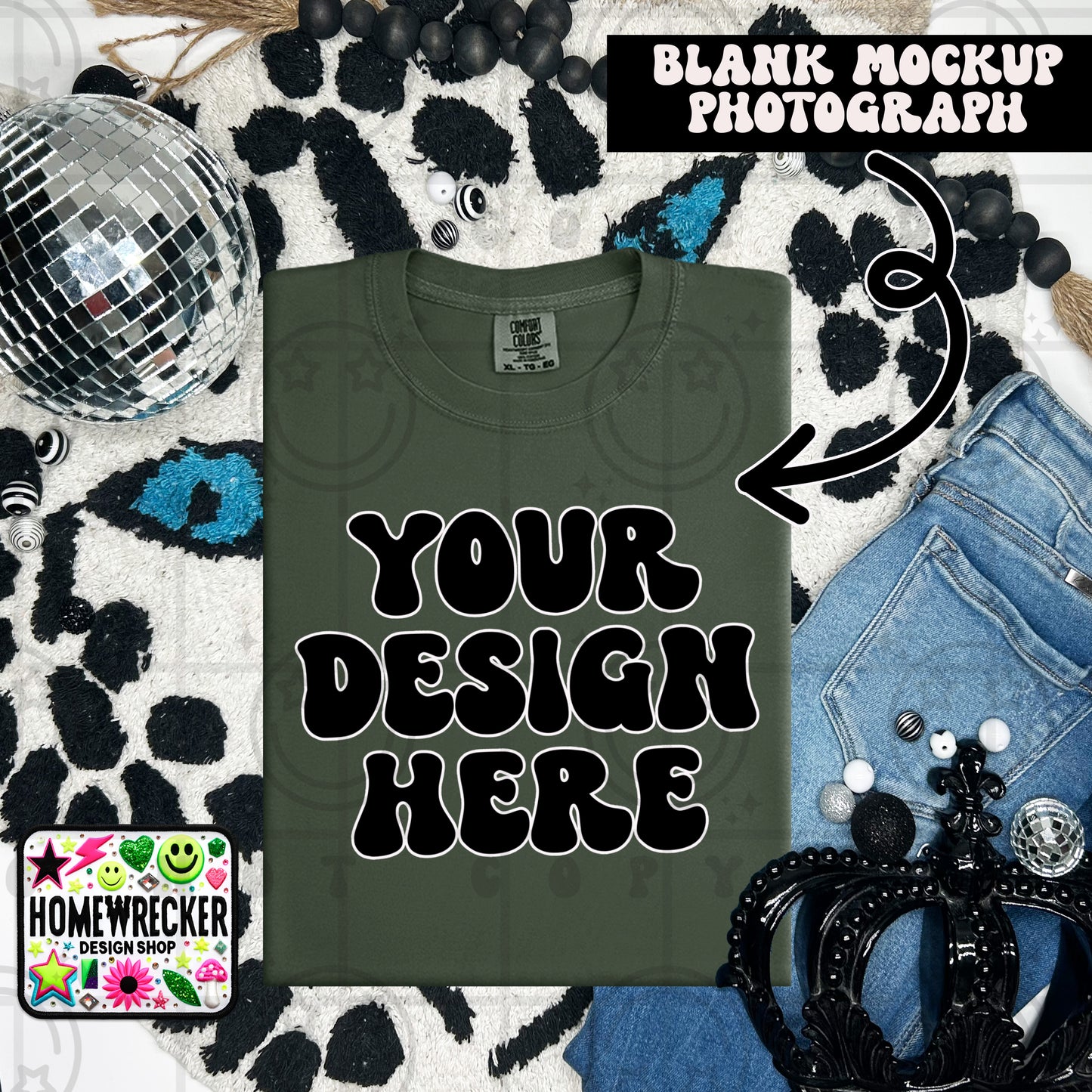 1717 CC | FOLDED EVERYDAY LEOPARD MOCK UPS | SINGLES