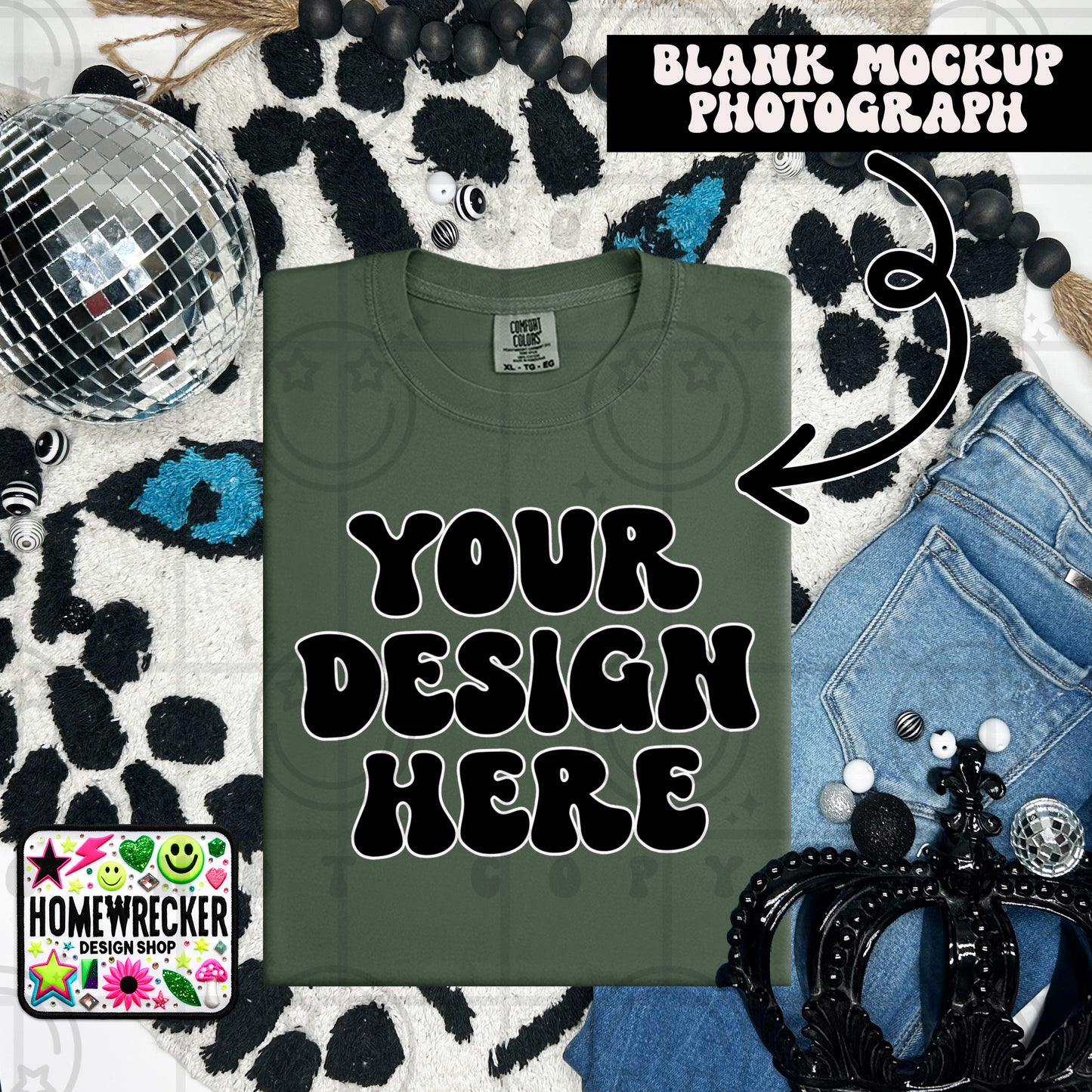 1717 CC | FOLDED EVERYDAY LEOPARD MOCK UPS | SINGLES