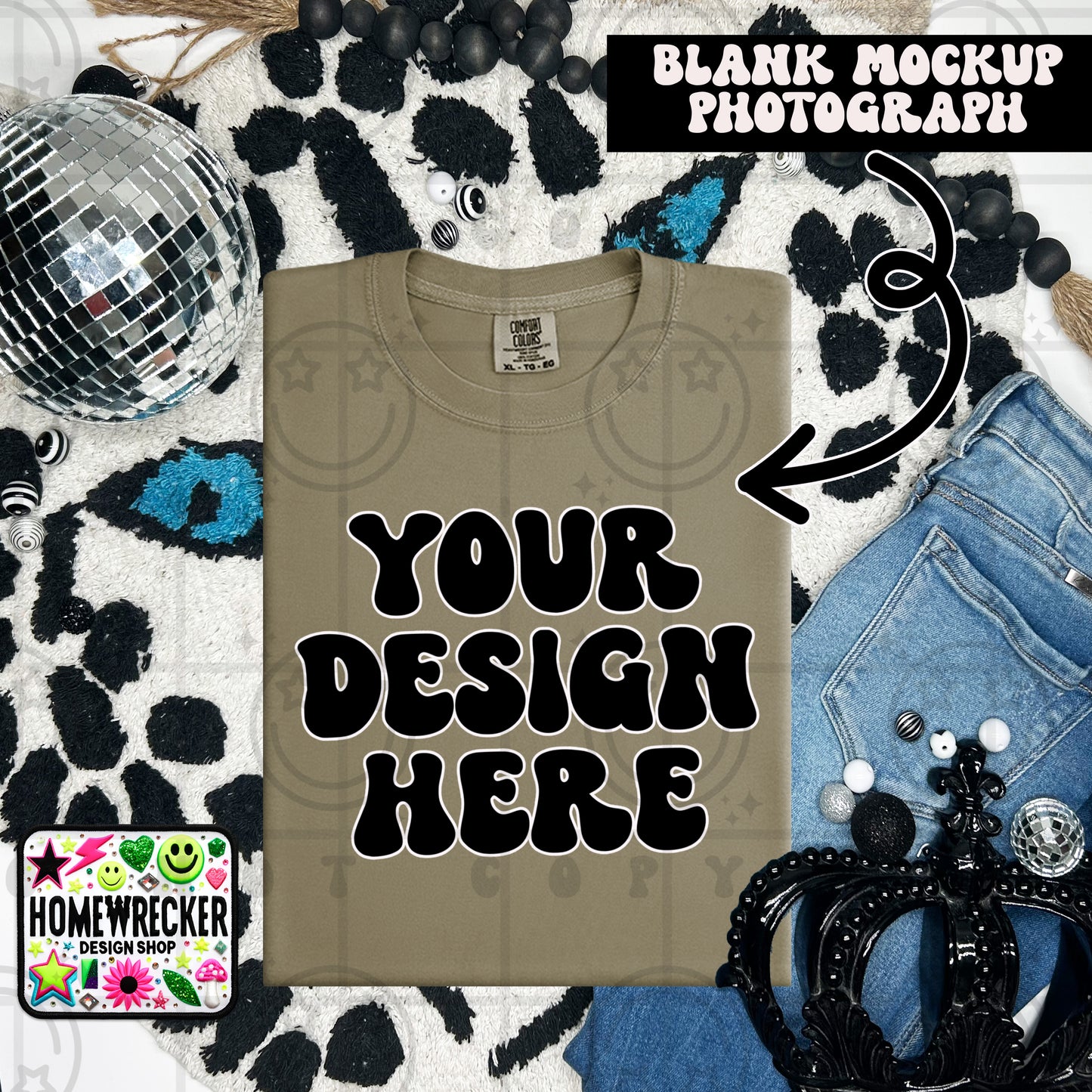 1717 CC | FOLDED EVERYDAY LEOPARD MOCK UPS | SINGLES